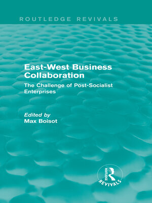 cover image of East-West Business Collaboration (Routledge Revivals)